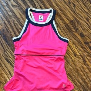 Fila Hot Pink and Navy Athletic Tank